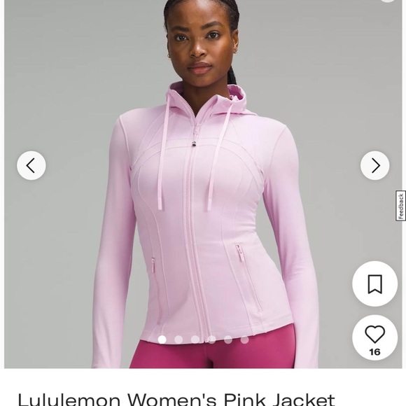 EUC lulu lemon define hooded jacket - size 4 - Picture 6 of 8